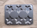 6cup lolly-star cookie pan,