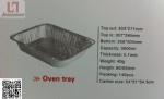 Aliminium foil oven tray
